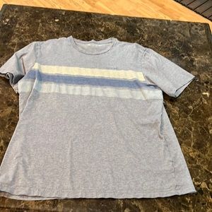 Travis Mathew Gray and Blue Short Sleeve Tee